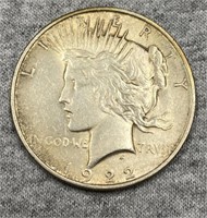 1922 Peace SIlver Dollar