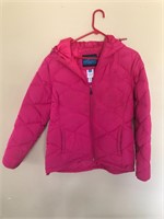 Womens POLAR EDGE Pink Puffer Jacket