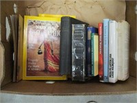 Box of National Geographics & Misc Books