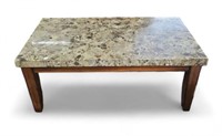 Marble Top Low Coffee Table and Taller Hall Table.