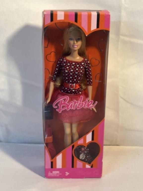 2007 VALENTINE BARBIE NEW IN BOX