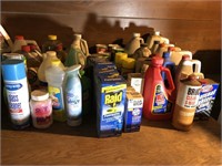 Lot of Chems Cleaning Supplies Raid