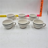 Homer Laughlin Coffee Cups (6)