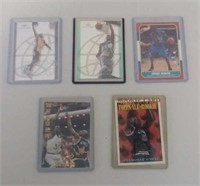 Lot of 5 sports collector cards
