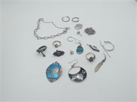 Sterling Scrap Jewelry 46.1 grams