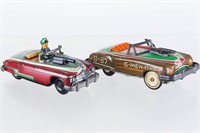 Vintage G-Man Tin Litho Vehicles