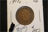 1908-S Indian Head Cent Key Date