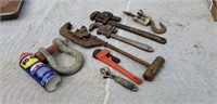 Large Clevis, Pipe Wrenches, Cutter