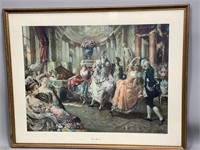 The Minuet Signed and Numbered Framed Replica