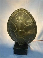 1978 Chapman Brass Turtle Shell Lamp, Dimmer