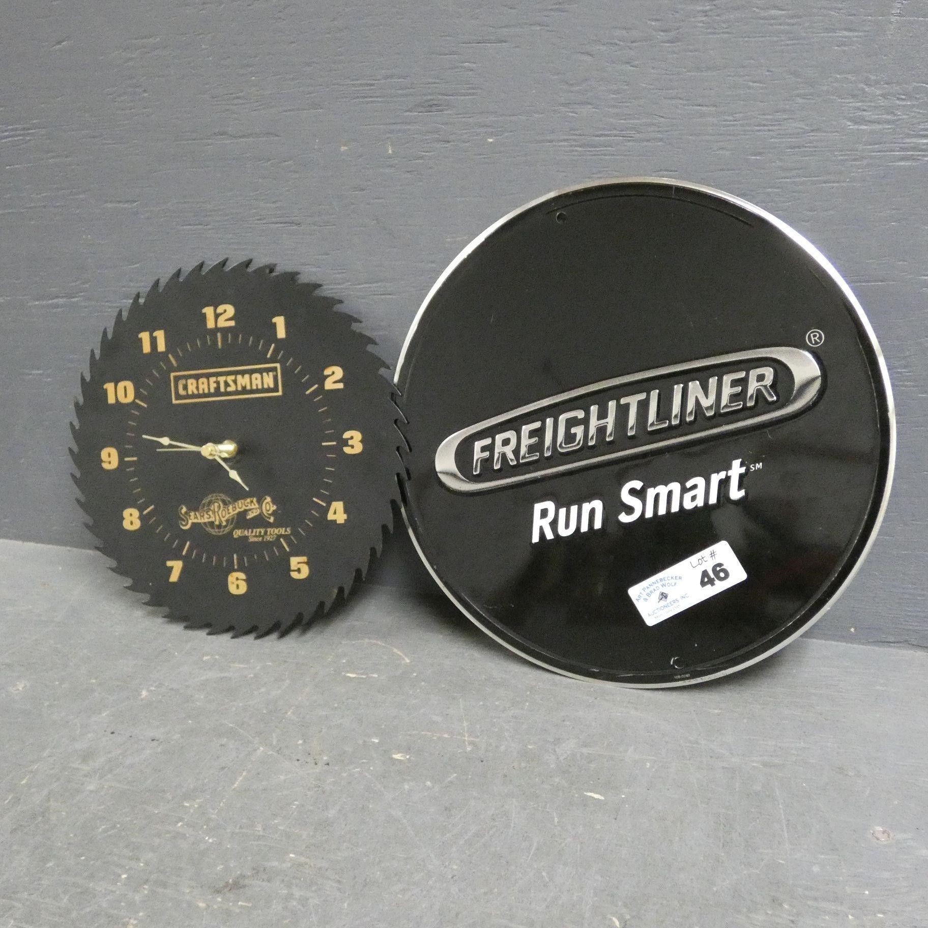 Sears Roebuck Craftsman Saw Blade Clock