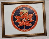 T.C.A. AIRLINES DECAL LITATURE