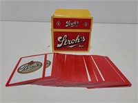 Vintage Strohs beer playing cards