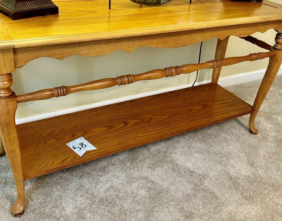 Oak Sofa table