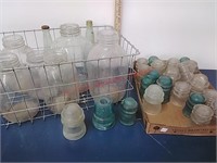 Crate bottles & Insulators