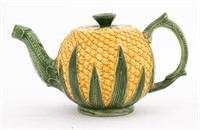 Whieldon Pineapple Teapot Met Reproduction