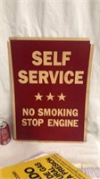 Vintage gas station sign