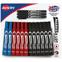 Avery Marks Markers  Assorted Colors  27 Pack