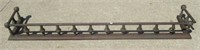 Antique Fireplace Rail. Measures: 56" L x 10" W.