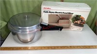 Rival Fold-Away Electric Meat Slicer & Pressure