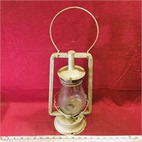 Olimax Tin Lantern (Vintage) (14" x 7" x 5 1/2")