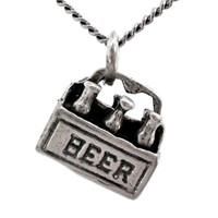 Six-Pack Pendant/Charm Sterling Silver