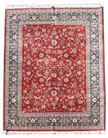 HAND-TIED CHINESE TABRIZ RUG, 10'1.5" X 8'1"