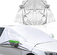 Windshield Snow Ice Cover with Side Mirror Covers