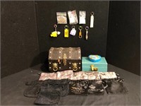 Key Chains, Jewelry Boxes, and Jewelry Bags