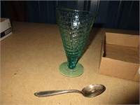 WAFFLE CONE Vintage Silver Spoon