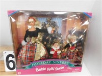 Holiday Sisters 1998 Barbie ~ Kelly ~ Stacie