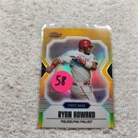 2007 Finest Gold Refractor 17/50 Ryan Howard