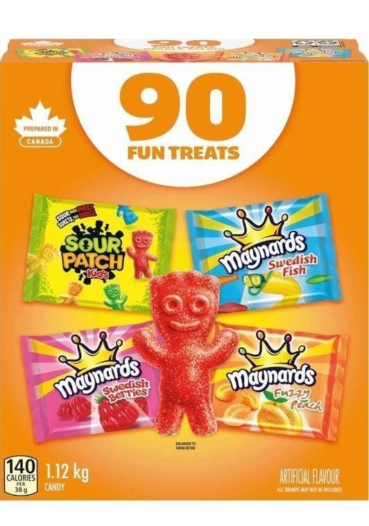 NEW MAYNARDS Assorted Gummy Candy (Pack of 90)