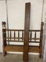 Vintage Wood Bed Frame