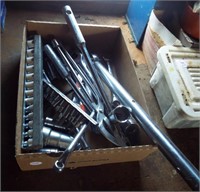 Torque wrench, ratchets, sockets, etc.