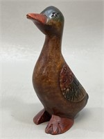 Rustic Canadian Folk Art Wood Carved Duck