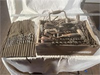 Box of old drill bits