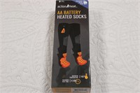 Action Heat AA Battery Heated Socks Size L