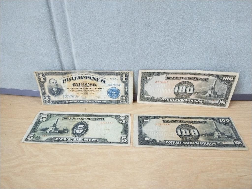 PHILIPPINE AND JAPANESE PAPER MONEY