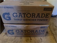 Two boxes of Gatorade powder mix