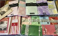 Table cloths, new, plastic,