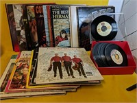 Assorted 45's and 33 Records