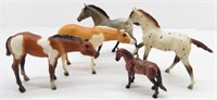 (4) BREYER Medium Size Toy Horse Figurines