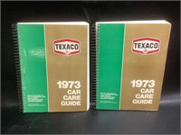 1973 Texaco Car Care Guide Lot of 2