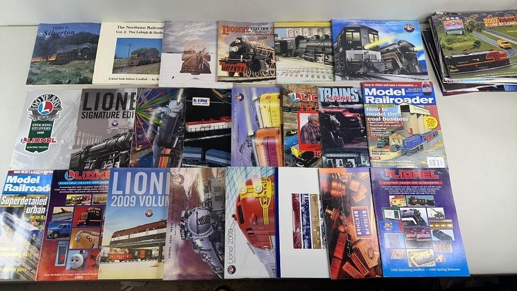 40pc Toy Train Magazines w/ Lionel