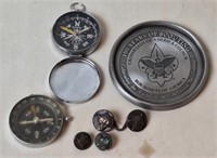 Boy Scouts Of America 100 Year Pewter Coaster