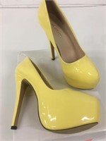 New Loslandifen Size 38 Yellow Heels