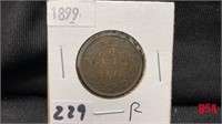 1899 large Canadian penny