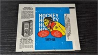1974 75 OPC Hockey Wax Wrapper