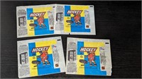 4 1983 84 OPC Hockey Wax Wrapper